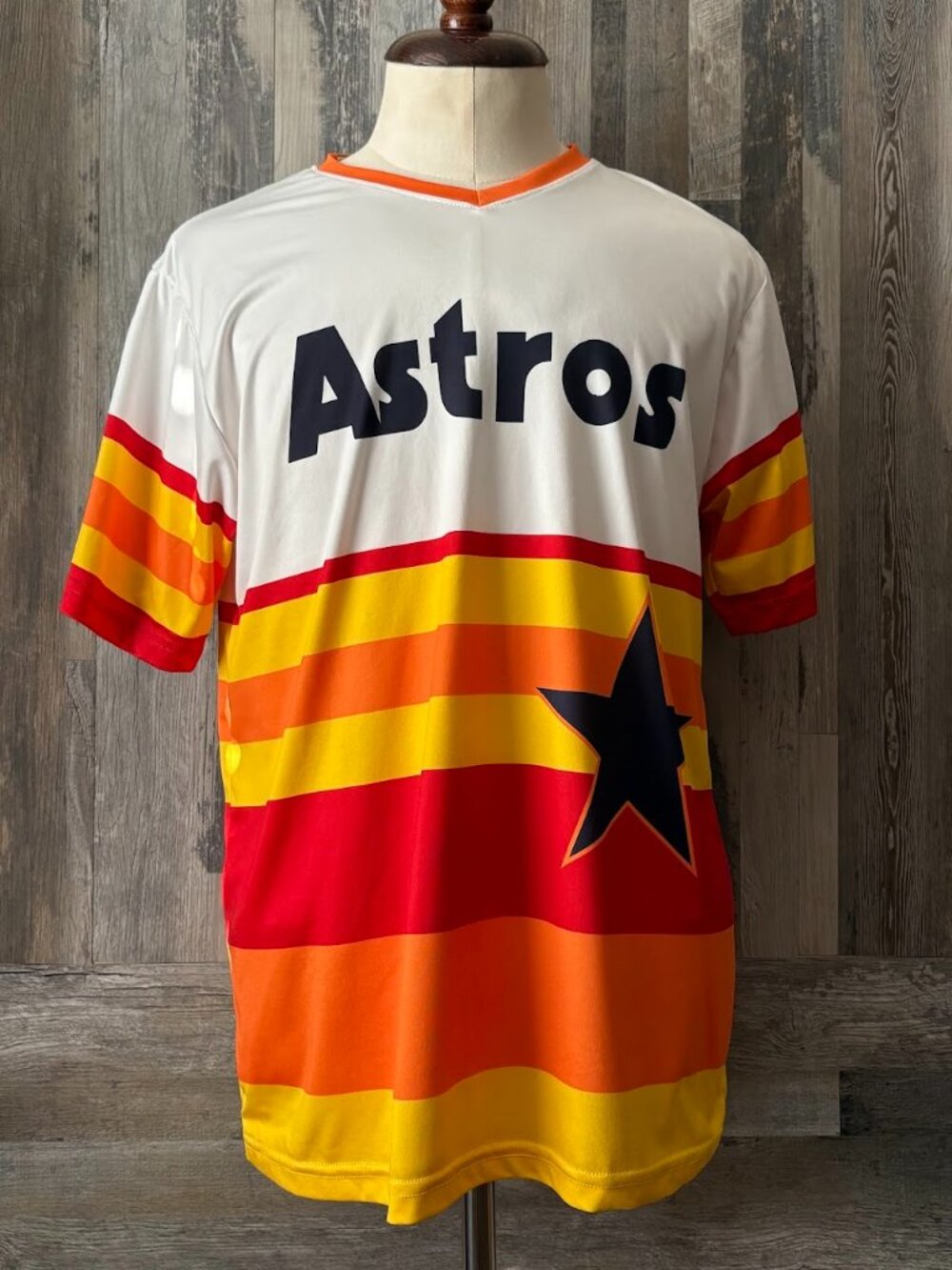 Houston Astros Men’s Large Fan Light Jersey